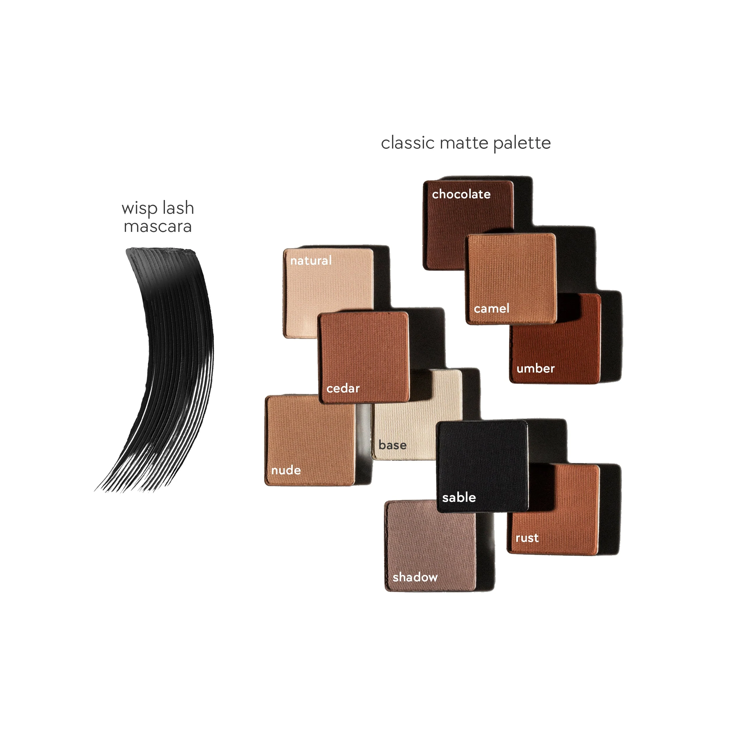 Wisp Lash Mascara & Classic Matte Palette Duo - Image 4